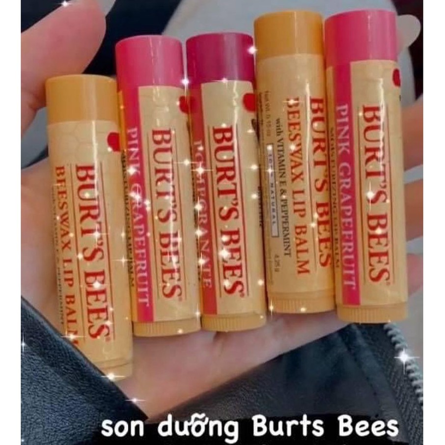 Son dưỡng Burt's Bees Sáp Ong 100% Thiên Nhiên