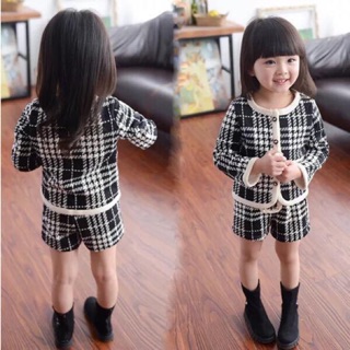 Bộ dạ kẻ caro cho bé (405-500k)