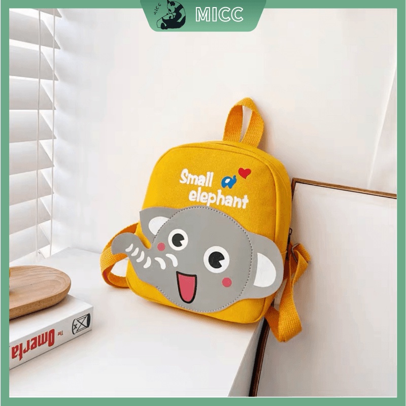 Balo họa tiết chú voi hoạt hình xinh xắn cho bé