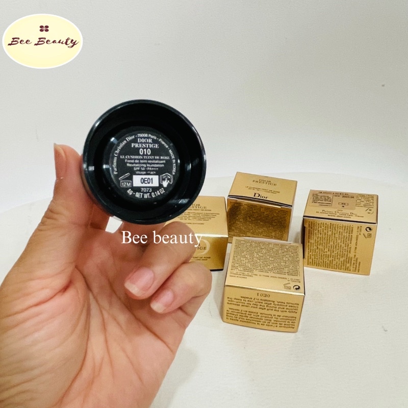 Phấn Nước Dior Prestige Mini size 4g Mỏng Nhẹ, Lâu Trôi