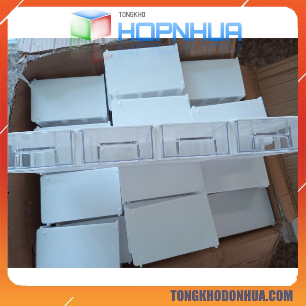 Hộp đựng linh kiện điện tử màu TRẮNG siêu tiện dụng (hộp ghép đa năng)