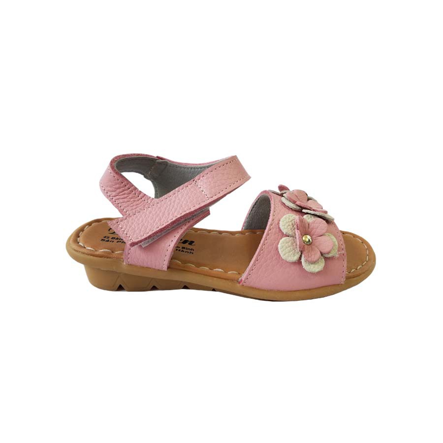 Giày Sandal Bé Gái Da Bò BIGBEN Cao Cấp SDBG3