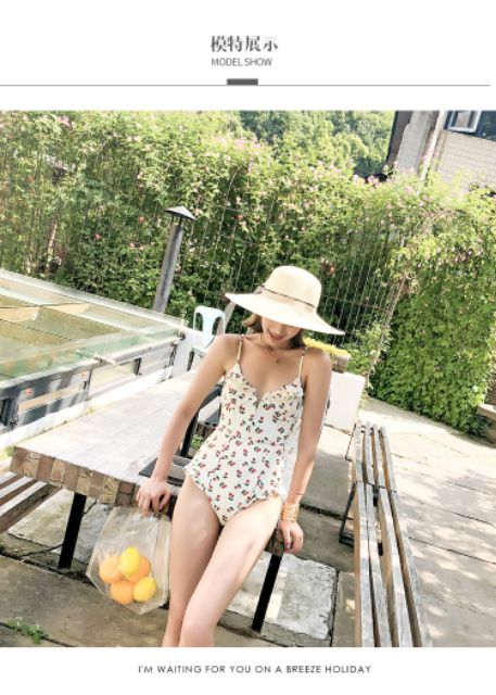 Bộ đồ bơi liền mảnh hoạ tiết cherry | BigBuy360 - bigbuy360.vn