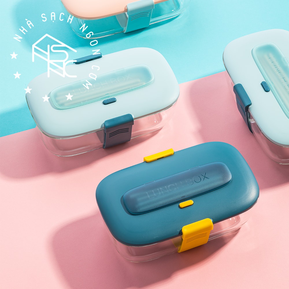 Hộp cơm thuỷ tinh kèm đũa SY2110