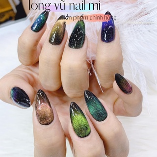 Sét sơn gel mắt mèo 9d - sét gồm 6 chai