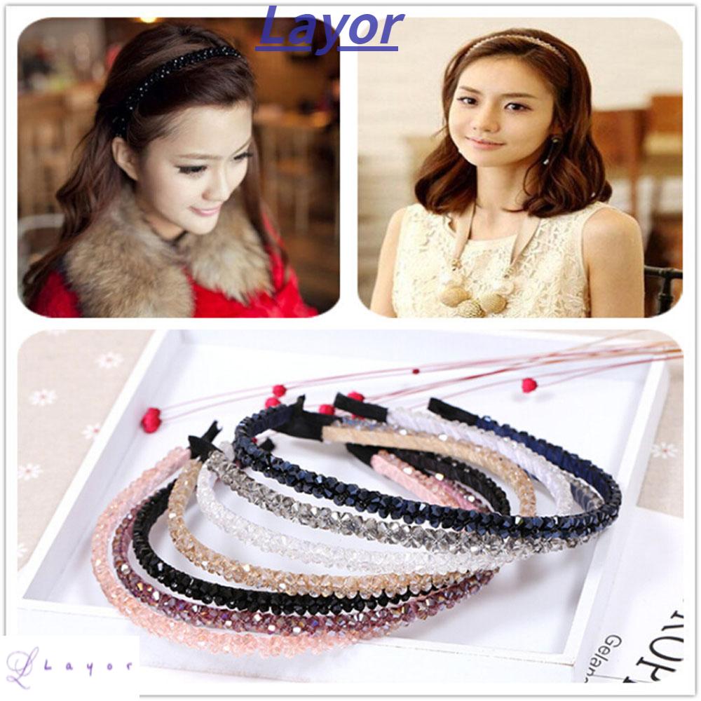 Làm Đẹp|Băng Đô Thời Trang Cho Nữ|Băng Đô Cài Tóc Màu Tím/ Xanh Dương Thời Trang Xinh Xắn Cho Nữ