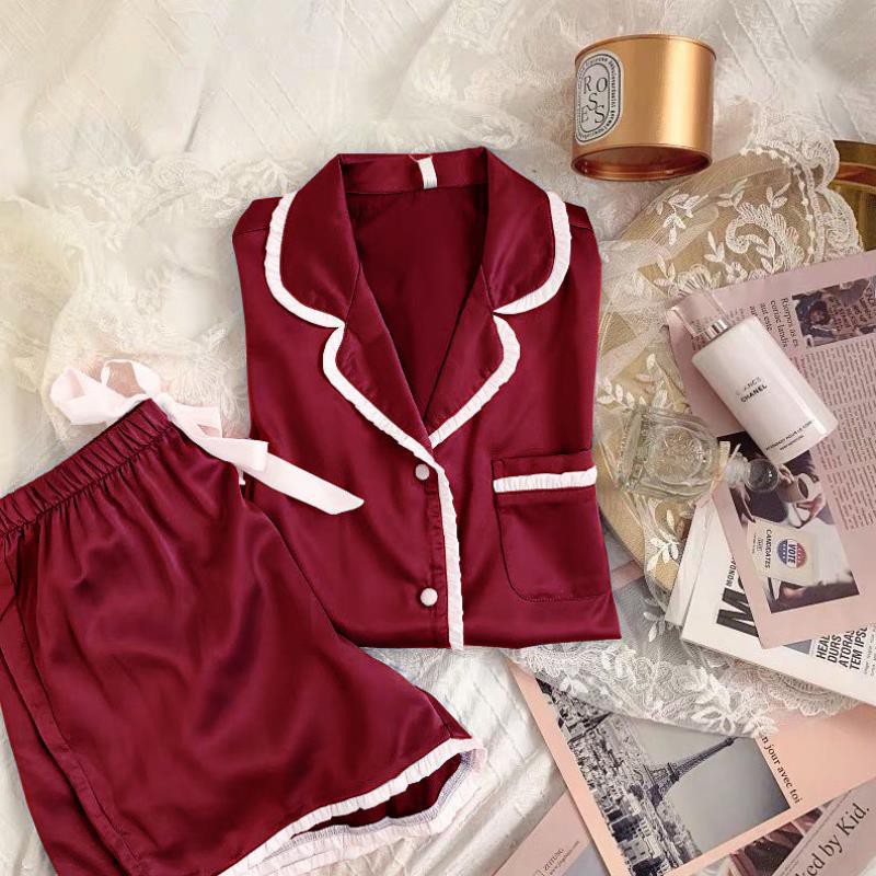 BỘ ĐỒ NGỦ CỘC TAY TRƠN 4 MÀU HOT TREND HÈ 2021 | BigBuy360 - bigbuy360.vn