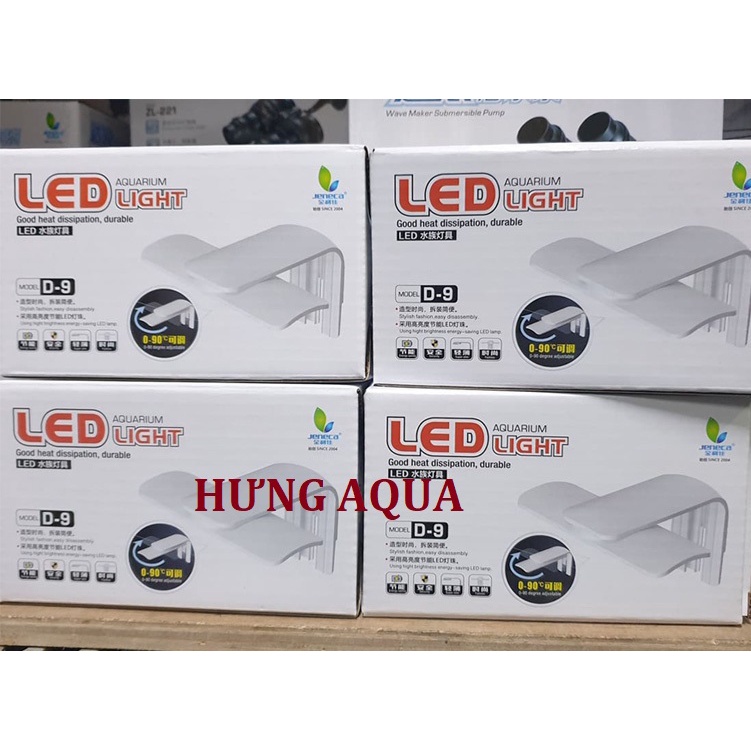 Đèn led bể cá, đèn led thủy sinh bể cá Jeneca D-9, D11, D-13 thiết kế xoay 90 độ