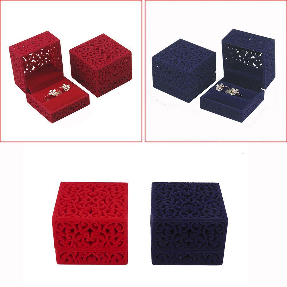 ANEMONE Hộp Đựng Nhẫn Đính Hôn Kích Thước 6.5 * 6.5 * 4.7cm