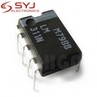 Set 10 Linh Kiện Điện Tử Lm311 Lm311P Lm311N Dip-8 Chất Lượng Cao