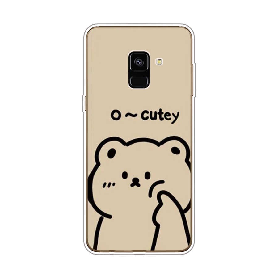 Ốp Điện Thoại TPU Dẻo In Họa Tiết Độc Đáo Thời Trang Cho Samsung Galaxy A8 plus 2018 A6 2018 plus