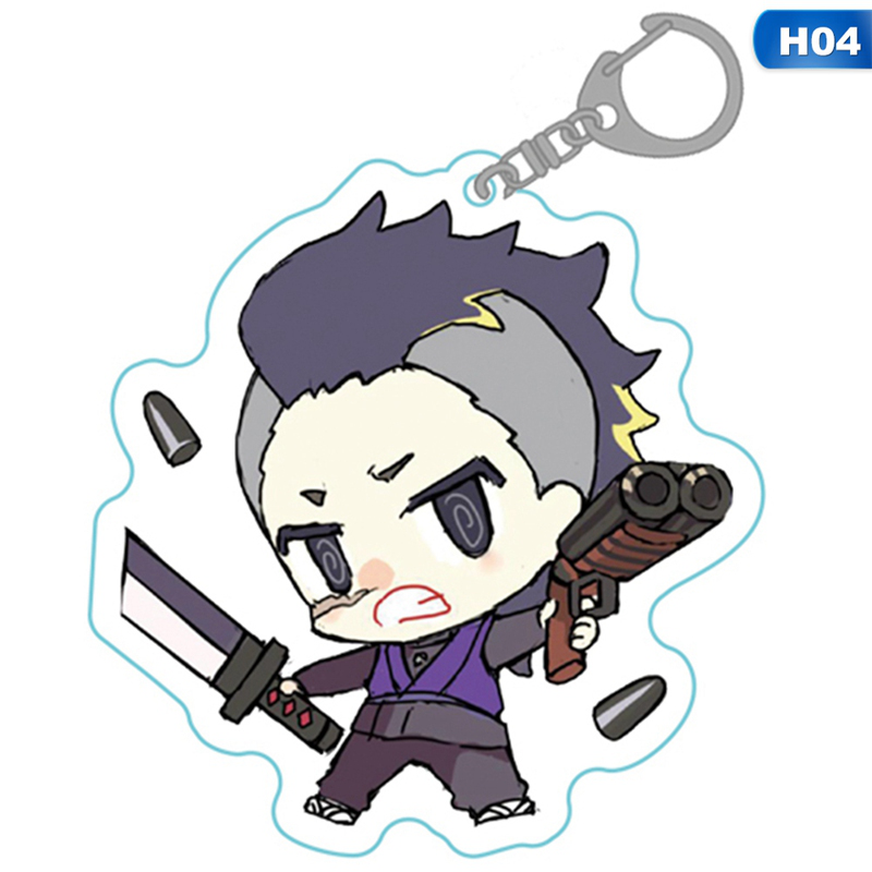 Móc chìa khóa acrylic phong cách chủ đề Demon Slayer: Kimetsu no Yaiba