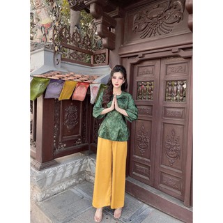 Set Bộ Đi Lễ Chùa Cách Tân Cao Cấp
