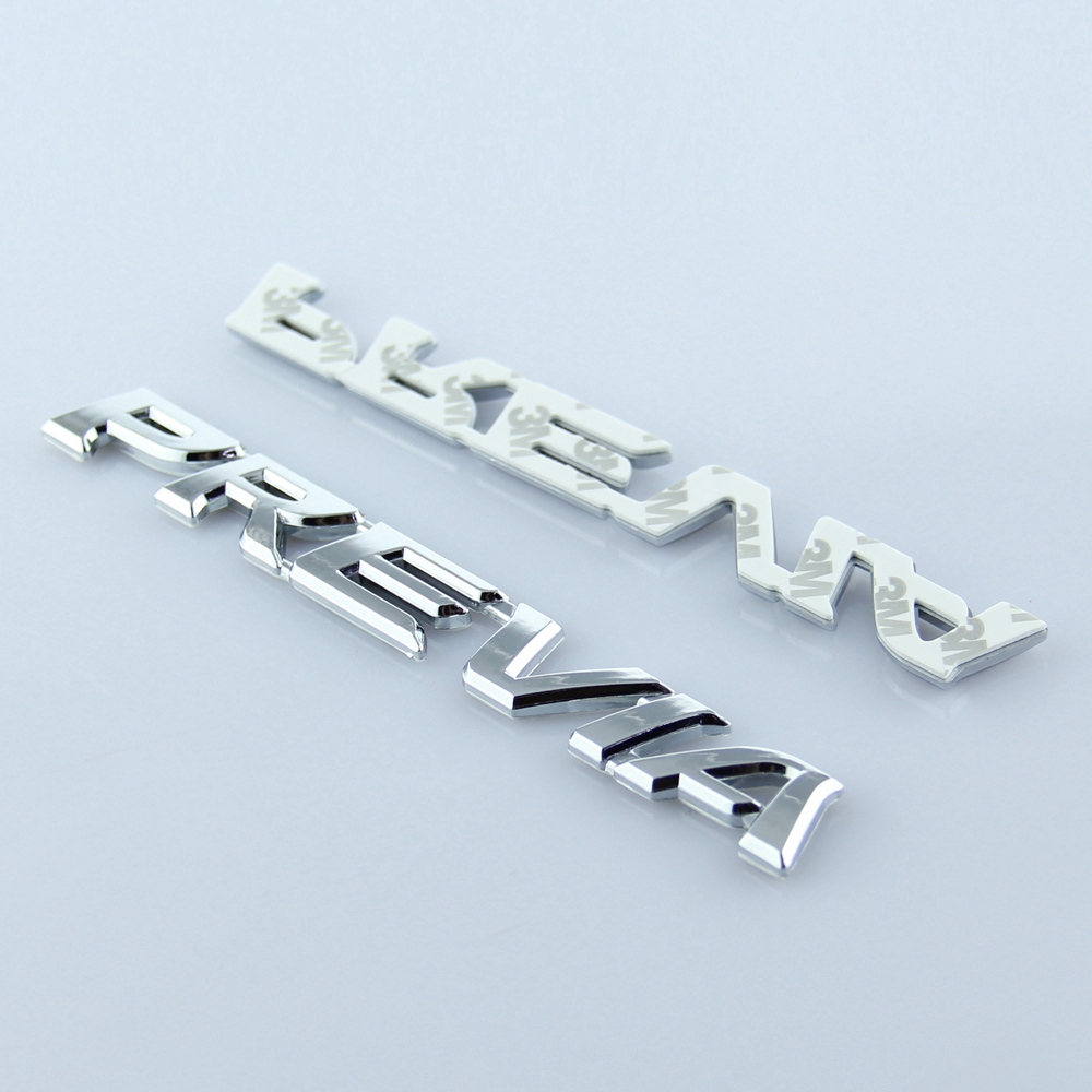 Logo Chữ Tiếng Anh Trang Trí Thân Xe Hơi TOYOTA Big PREVIA
