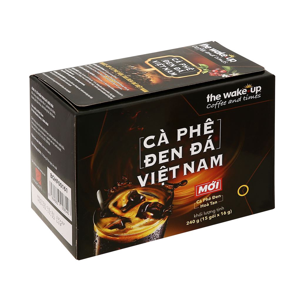 Cà phê đen đá, nâu đá Wake Up Việt Nam 240g