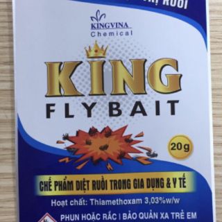 THUỐC DIỆT RUỒI KING FLY BAIT gói 20gr