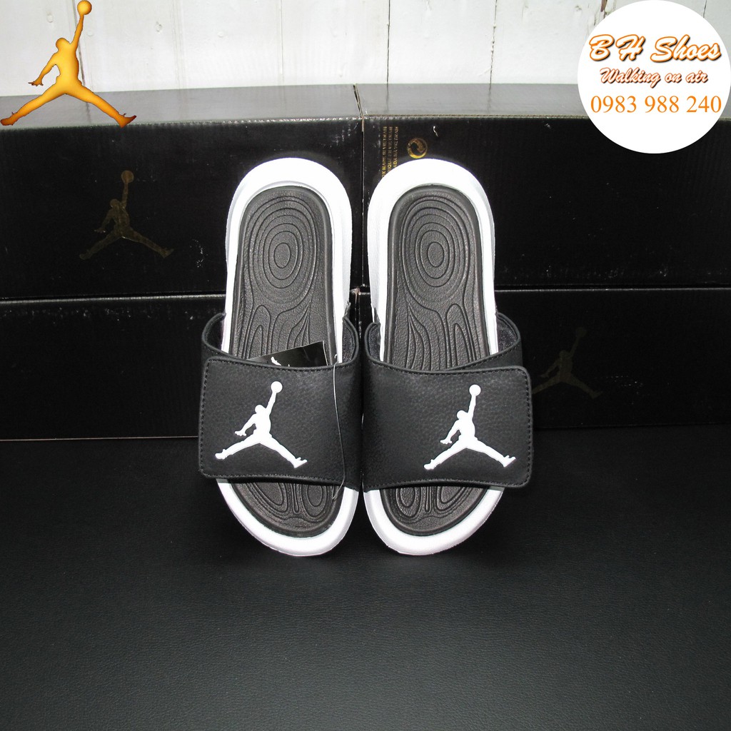 Dép Jordan hydro 6 Free ship + hộp hàng loại 1.1 JD bóng rổ siêu cấp quai ngang dán nam nữ unisex hot trend. BH Slippers