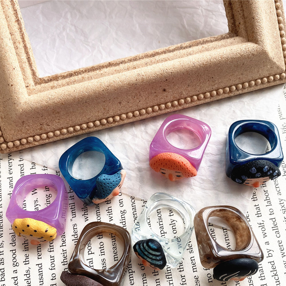 Nhẫn Đeo Tay Họa Tiết Hoạt Hình Thời Trang Hàn Quốc 2021