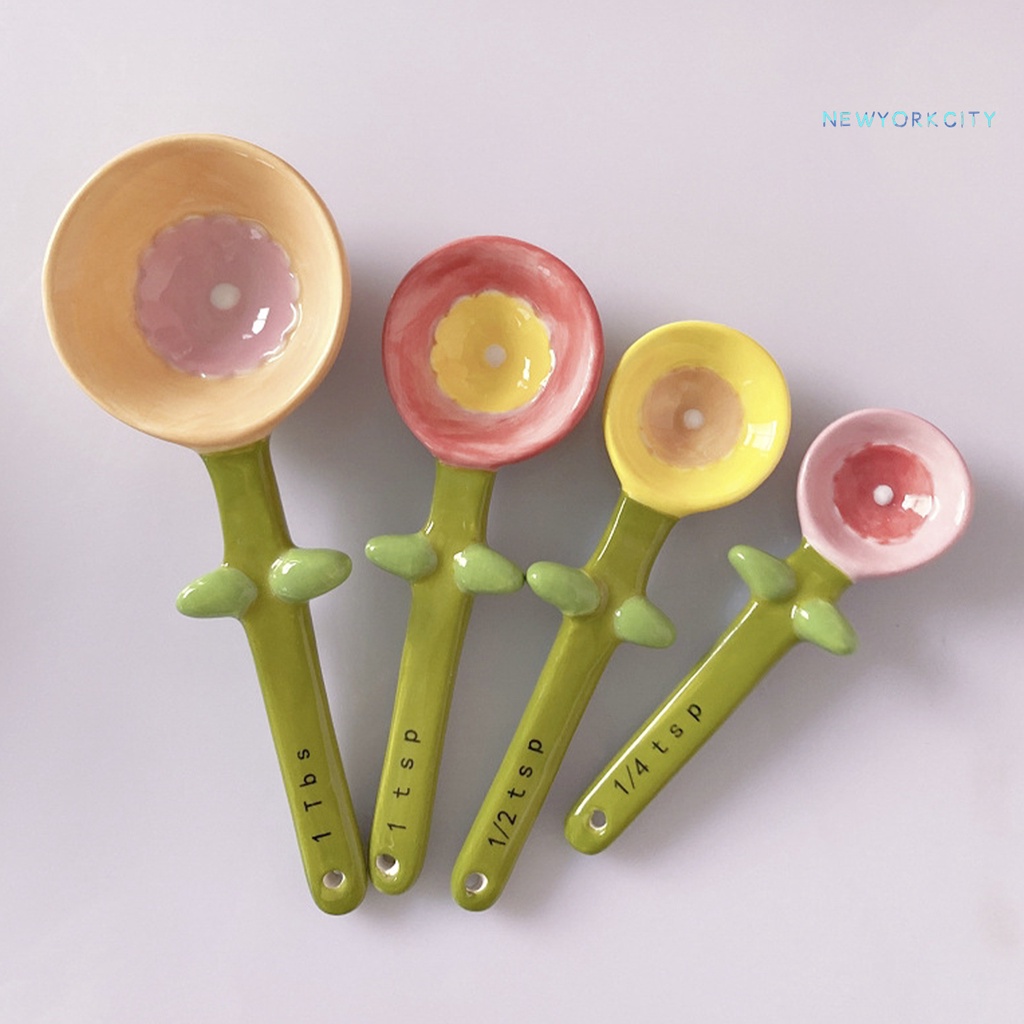 1 Set Muỗng Đo Lường Sử Dụng Trong Nhà Bếp Chất Lượng Cao