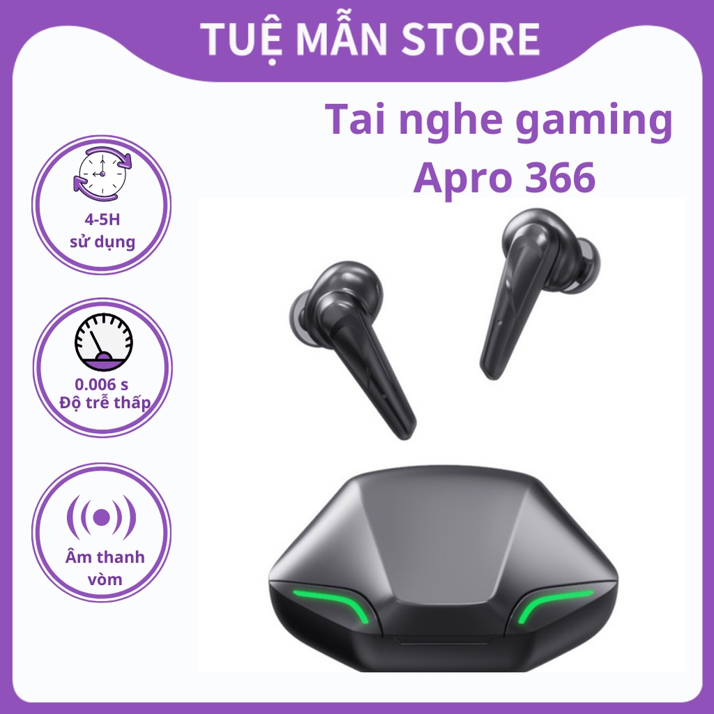 Tai Nghe Bluetooth Chơi Game Tai Nghe Không Dây Gaming Tws Bluetooth 5.0 -  Không Dây Có Mic Với Độ Trễ Cực Thấp