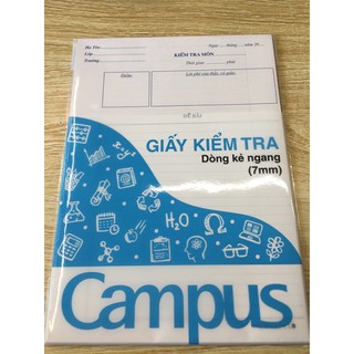 Giấy Kiểm tra cấp II không chấm Campus