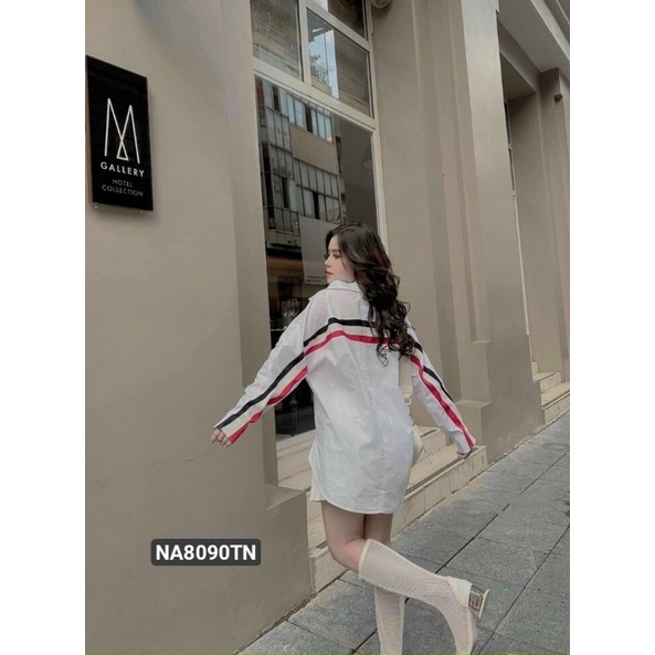 Sơmi gucci unisex kate lụa viền sọc | BigBuy360 - bigbuy360.vn