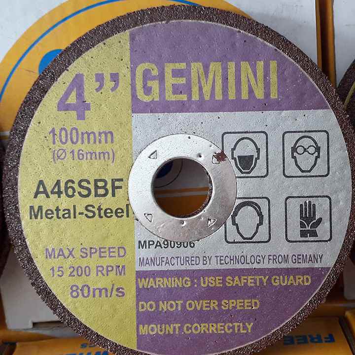 1 hộp Đá cắt Gemini 100mm-25 viên
