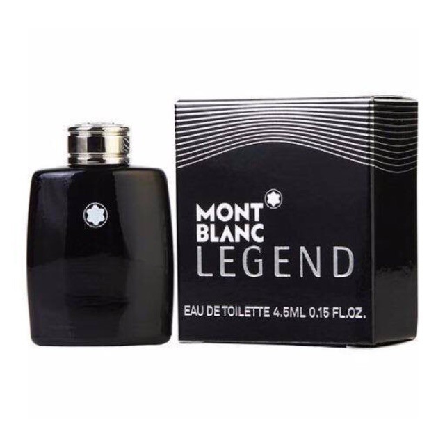 Auth- Nước hoa nam mini MONT BLANC Legend EDT 4.5ml (Đen)