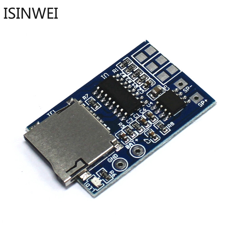 Mô Đun Giải Mã Thẻ Nhớ Tf Mp3 3.7-5v Kèm 2w Chuyên Dụng