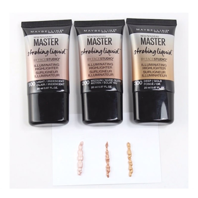 Kem tạo khối bắt sáng Highlight Maybelline Master Strobing Liquid 20ml [Ảnh thật hình cuối]