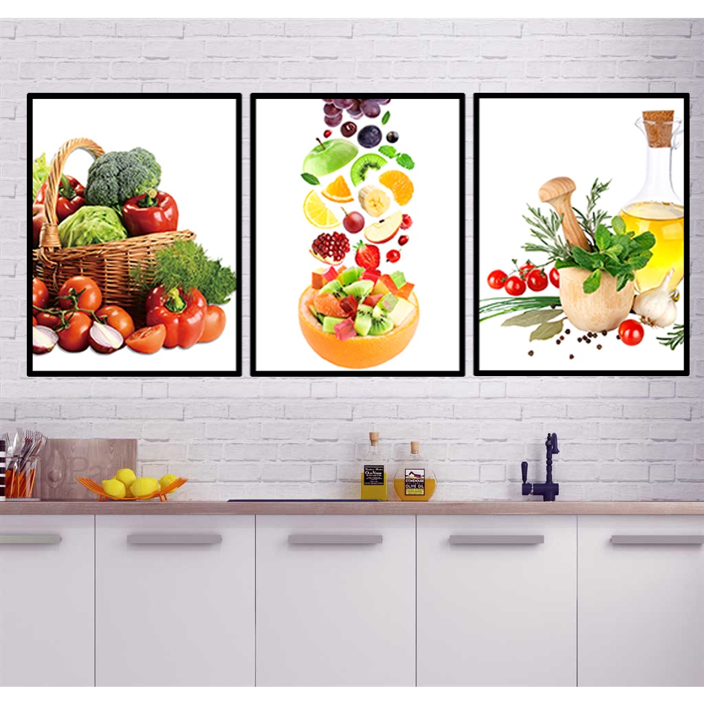 Tranh Decor treo Nhà bếp - Phòng ăn -  Nhà Hàng ....