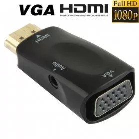 Đầu Chuyển Đổi Hdmi Sang Vga Cho Raspberry Pi / Hdtv / Monitor / Projector - Black Đen