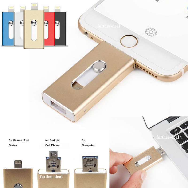 USB OTG cổng lightning với dung lượng 64GB/128GB/256GB/512GB