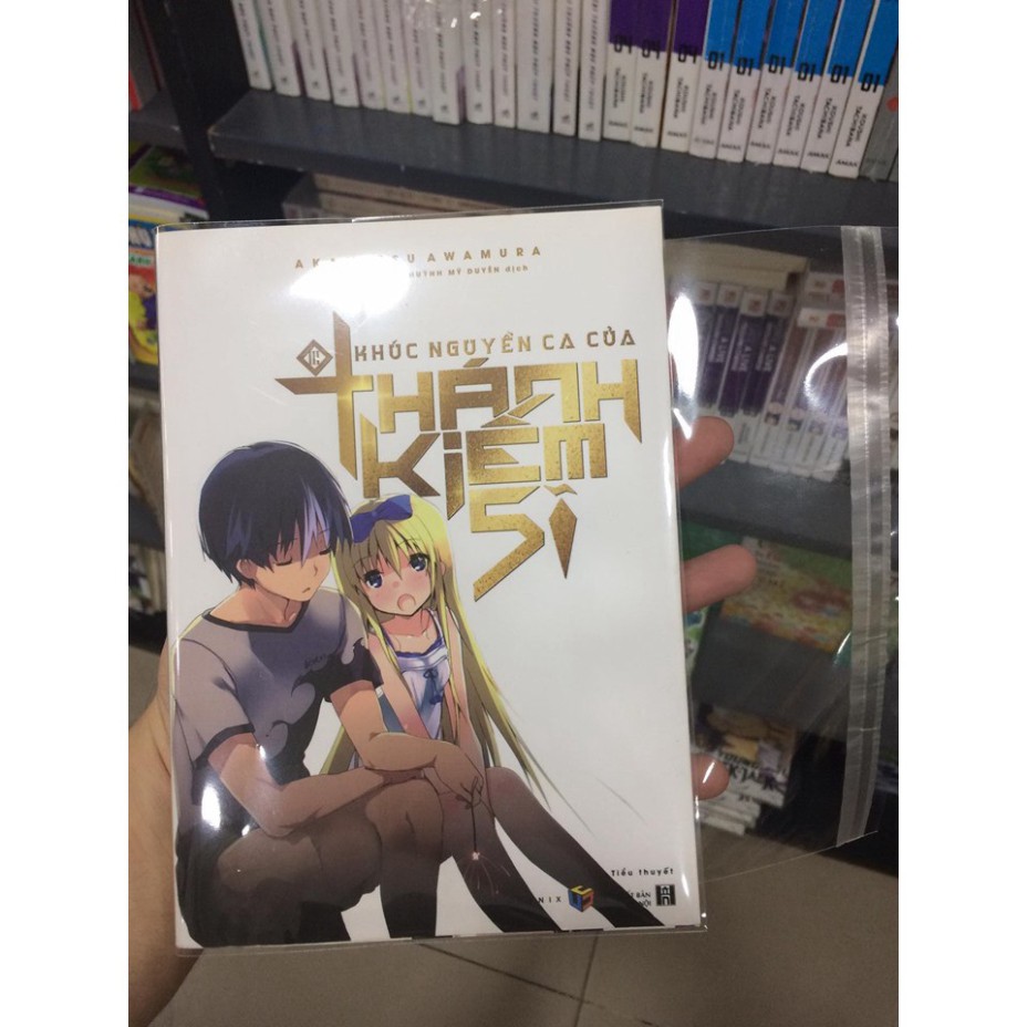 10 cái Bao bì bọc bìa tiểu thuyết, truyện chữ, Light Novel. Bọc được bìa dày và mỏng. Bọc truyện Leo Book