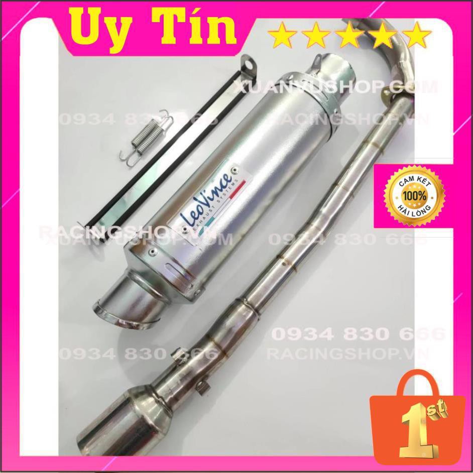 ○✲Pô Leovince 🔥 Leo Vince full cổ cho Wave ,Dream , Cup Ex 50 cc, 67 rim Sirius Jupiter