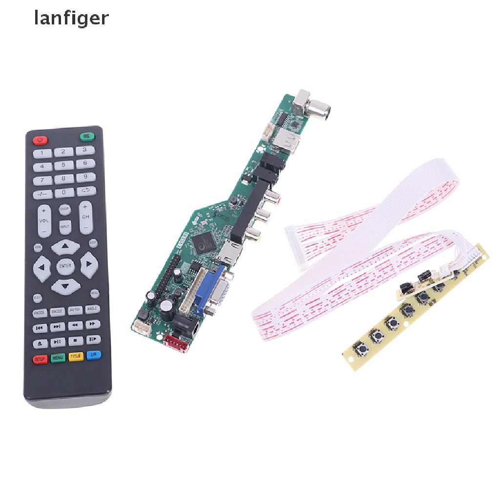 Bảng mạch điều khiển TV LCD/ Bảng mạch và điều khiển từ xa/ Bảng mạch có điều khiển từ xa và nút 7 phím T.V53.03