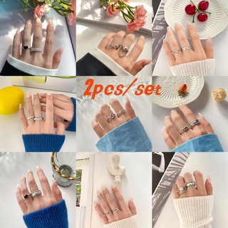 2 chiếc nhẫn đeo tay phong cách Hàn Quốc
