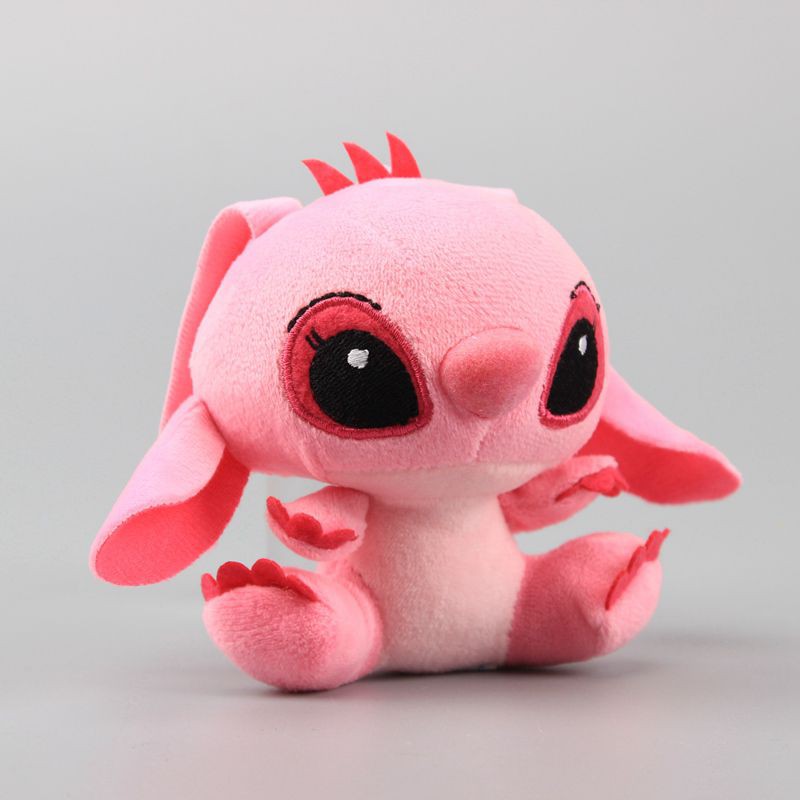 Set 2 Móc Khóa Hình Nhân Vật Stitch Đáng Yêu 10cm