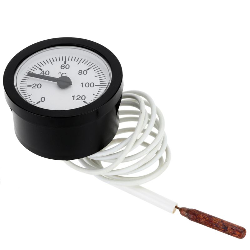 Đồng Hồ Đo Nhiệt Độ Nước Và Dầu Với Cảm Biến 1m 0-120 C