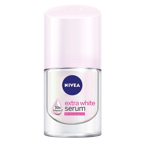 Lăn Khử Mùi Serum Trắng Mịn Nivea Extra White Serum 20ml
