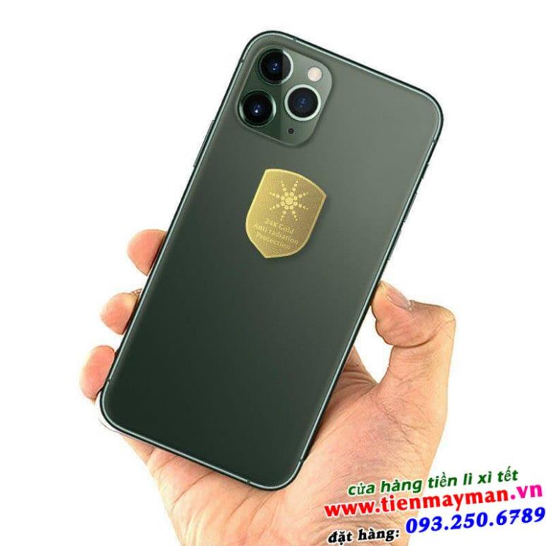 [TOPIC RẺ NHẤT] Chip Ngăn Bức Xạ Điện Từ Hàn Quốc 24K Gold Miếng Dán Điện Thoại Chống Bức Xạ Có Hại Với Con Người