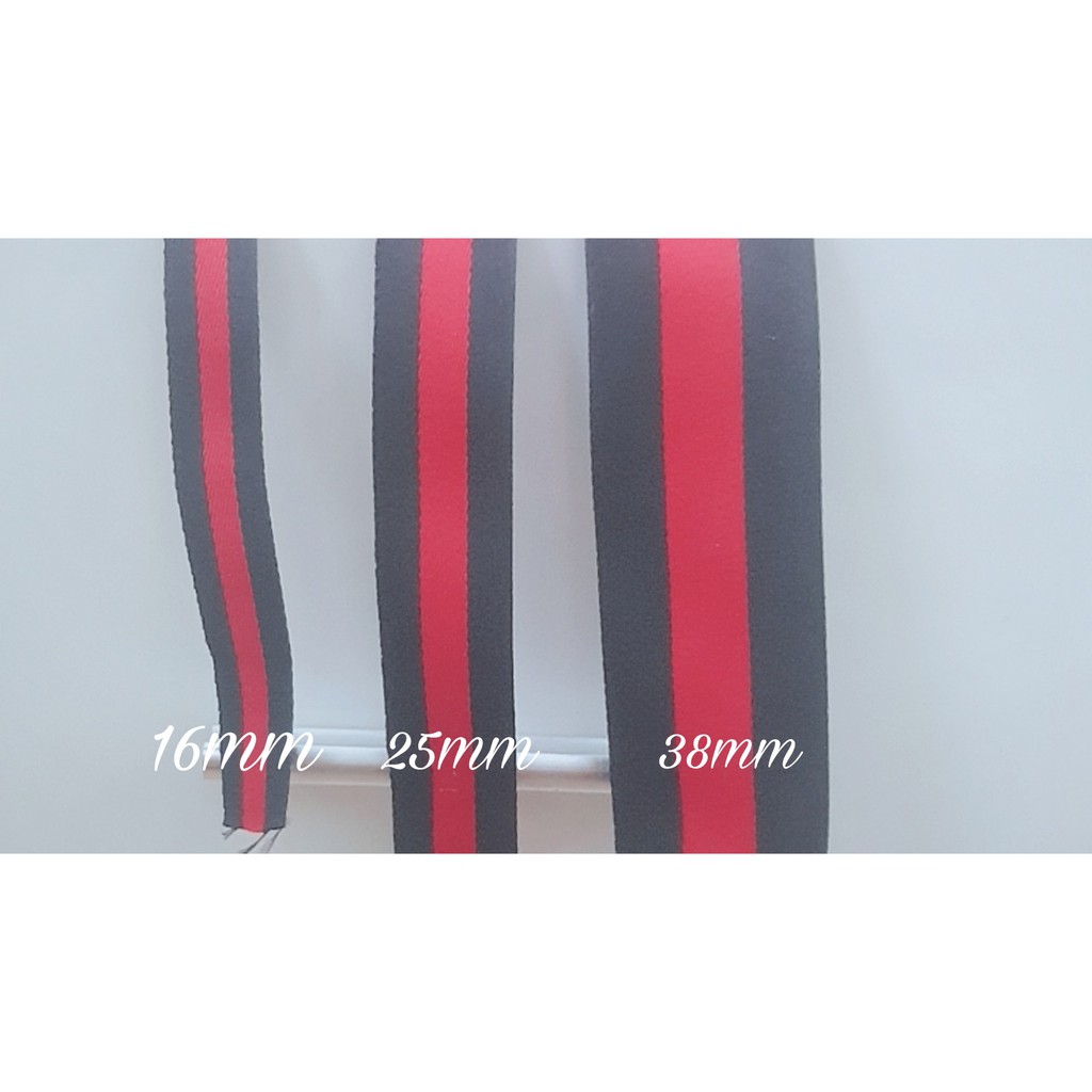 Ruy băng cao cấp (Gucci đen đỏ)