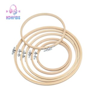 Bộ 6 khung thêu tròn bằng tre nhiều kích cỡ tiện dụng