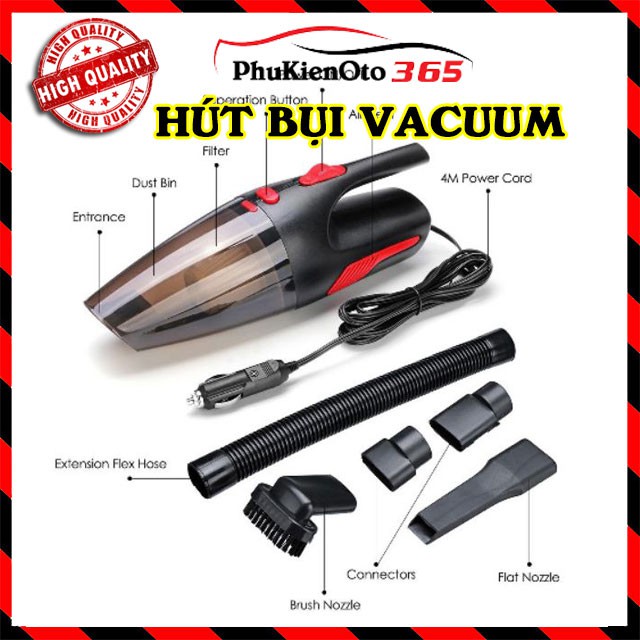 Máy hút bụi cầm tay trên ô tô thông minh - Máy hút bụi ô tô Vacuum Cleaner không dây