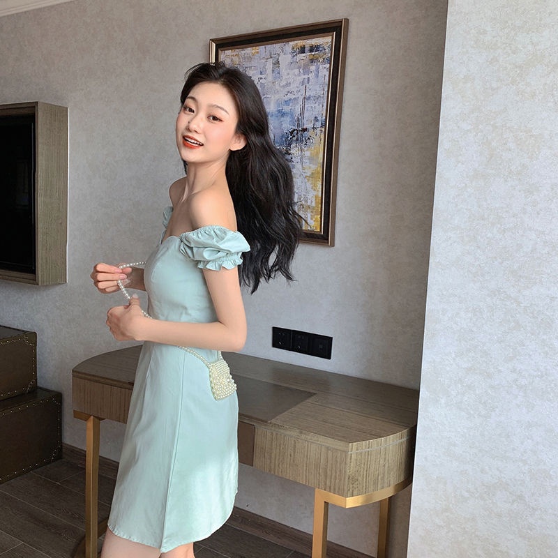 Đầm PERTY phong cách Hàn Quốc retro thời trang mùa hè mới xinh xắn dành cho nữ