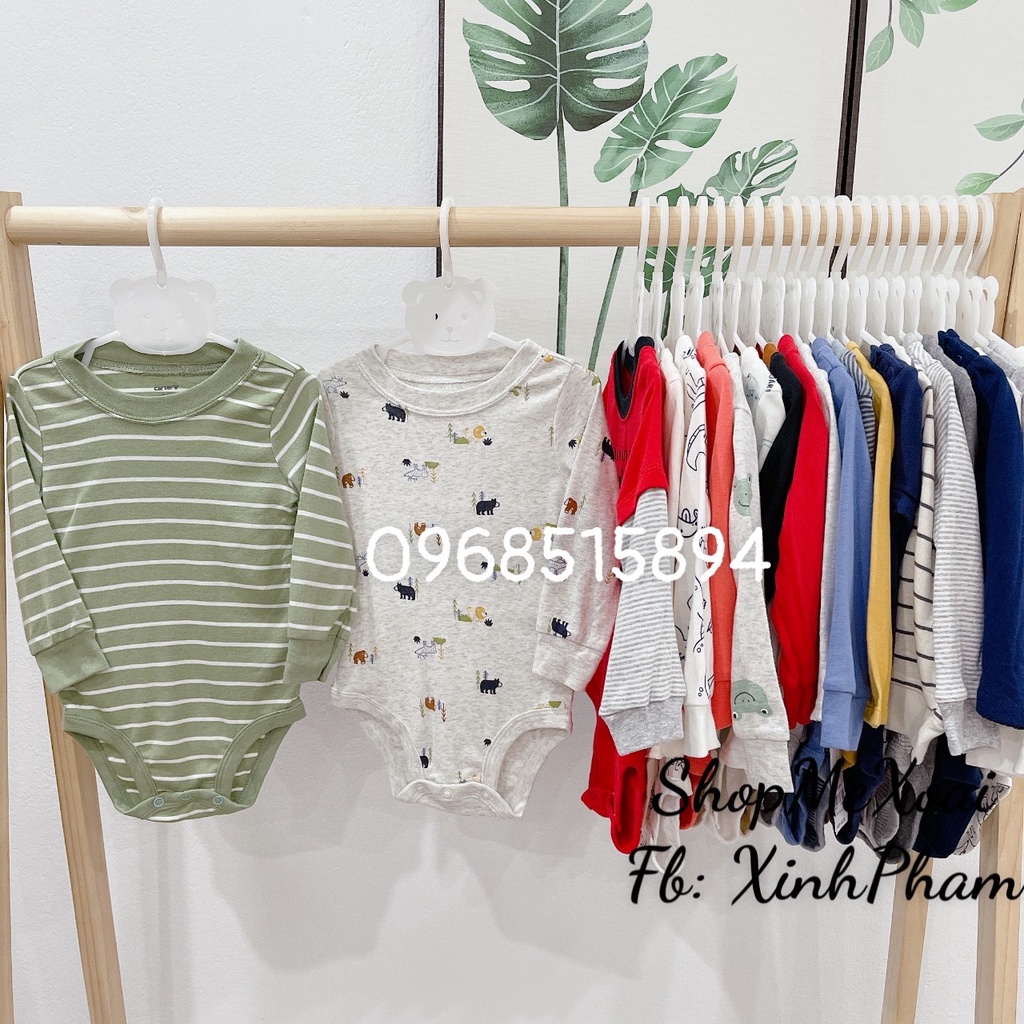[SIZE 6M 5-7kg LINK 1] BODYCHIP CARTER, BODYCHIP DÀI TAY MIX HIỆU CHO BÉ
