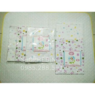 Khăn xô tắm xuất nhật in hình 2 lớp set 2c