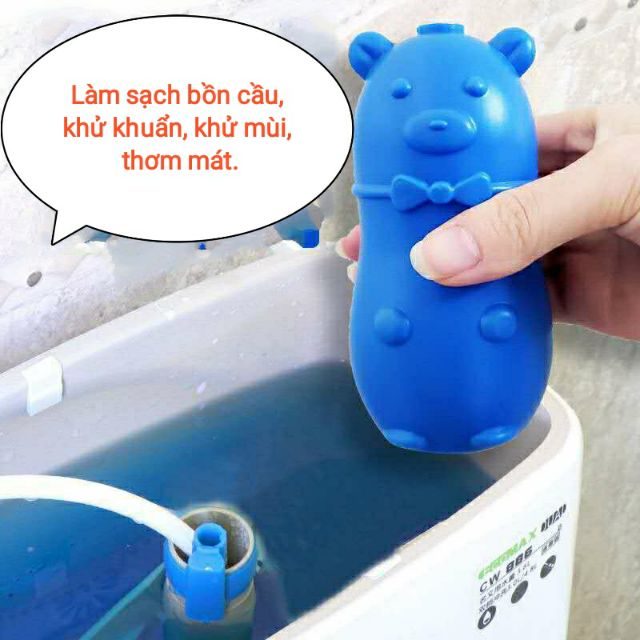 Sáp khử khuẩn khử mùi làm sạch bồn cầu lưu lại hương thơm