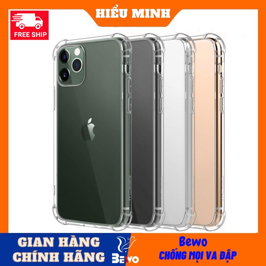 Ốp lưng chống sốc iPhone, trong suốt, ip 5/6Plus/7Plus/Xsmax/ip11/ip11pro/ip11promax/12/12pro/12promax/13 Promax