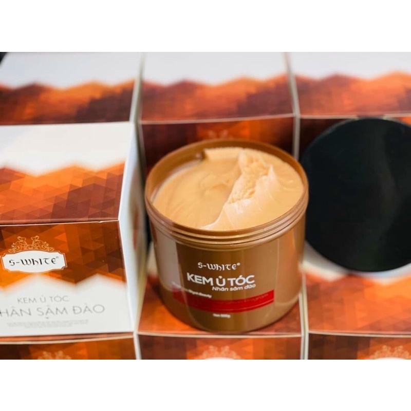 Ủ tóc nhân sâm đào Swhite 500g MẪU MỚI XANH